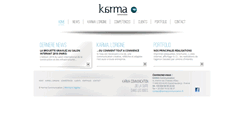 Desktop Screenshot of karmacommunication.fr